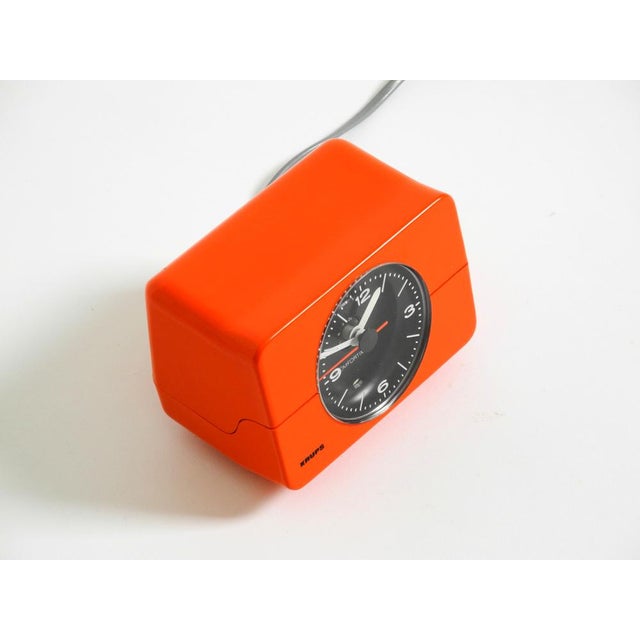 Black Table Clock and Alarm Clock Comfortime 3 from Krups, 1970s For Sale - Image 8 of 18