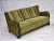 Vintage Danish Three-Seater Sofa in Furniture Velour and Carved Oak, 1950s For Sale - Image 6 of 18