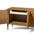 American of Martinsville Mid Century Walnut and Cane Credenza With Hutch For Sale - Image 9 of 13
