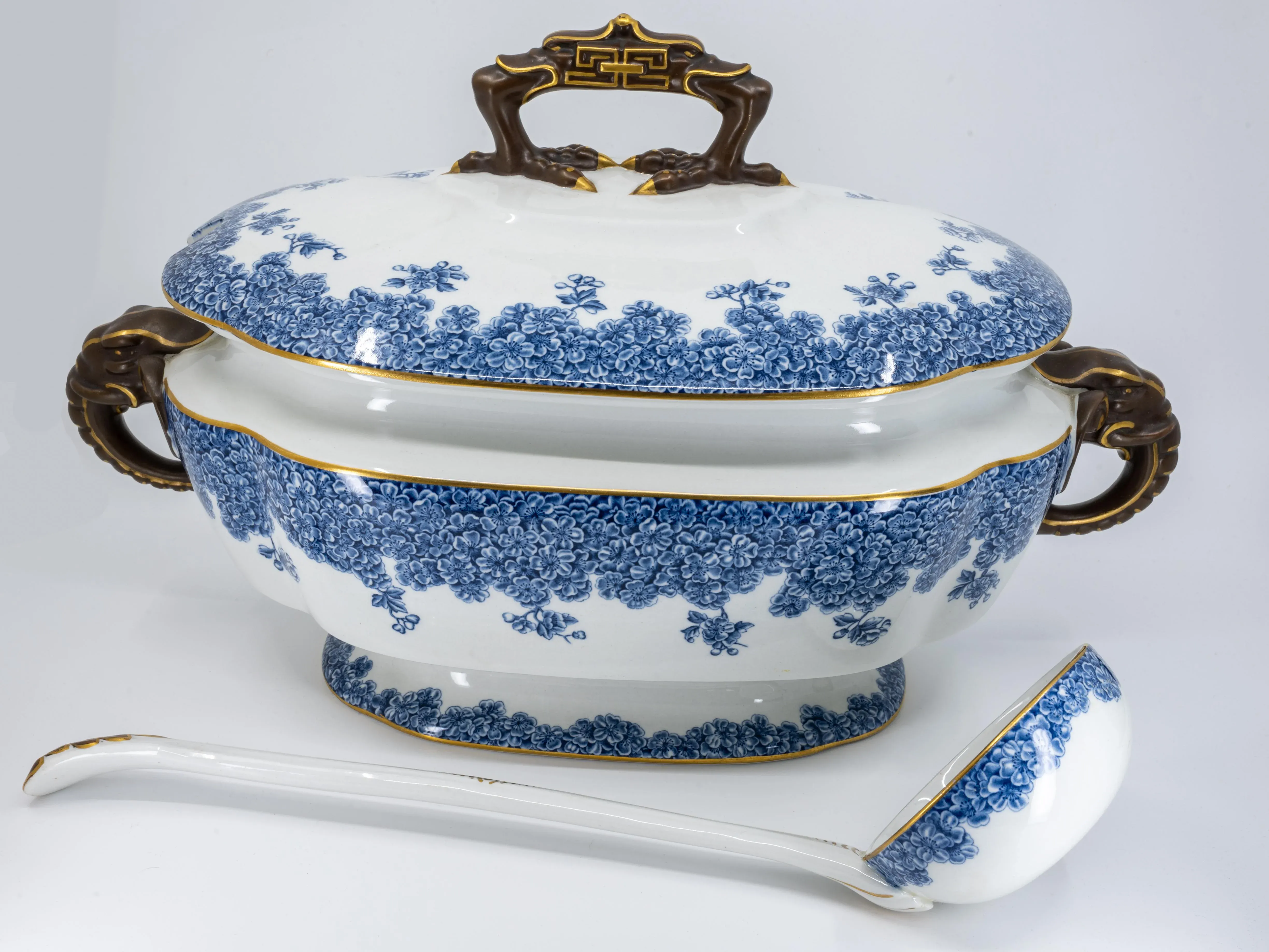 Antique 1888 Royal Worcester Vitreous Porcelain Dinnerware Set