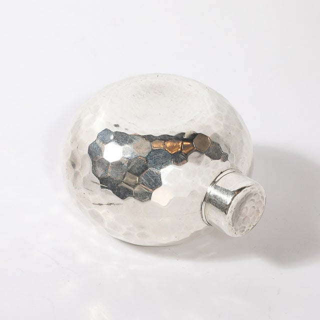 Aesthetic Movement Signed Whiting Sterling Silver Ball-Form Scent Flask For Sale - Image 4 of 12
