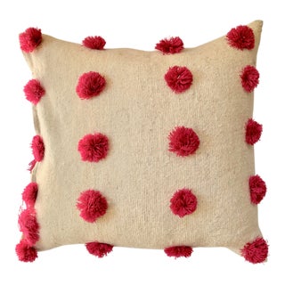 Contemporary Proud Mary Decorative Pom Pom Pillow For Sale