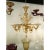 Venetian Murano-Style Chandelier in Transparent and Amber Glass With Flowers and Leaves For Sale - Image 9 of 12