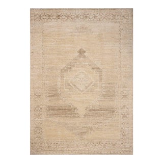Chris Loves Julia x Loloi Palma Wheat / Taupe 18" x 18" Sample Rug For Sale