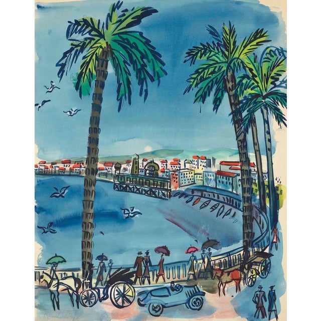 Raoul Dufy Nice Promenade Des Anglais LTD Edition Giclee For Sale