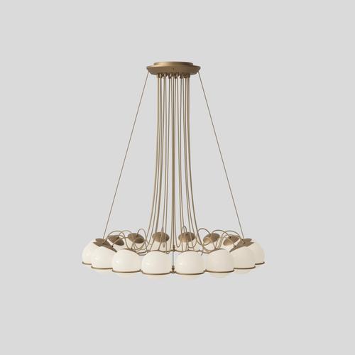 Model 2109/16/14 Chandelier by Gino Sarfatti for Astep For Sale - Image 17 of 18