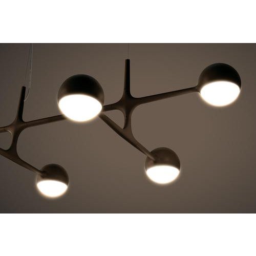 Cassina Dot Pattern Light Suspension 6 Spheres Lamp by Charles and Ray Eames for Cassina For Sale - Image 4 of 10