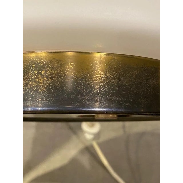 1950s Stilnovo Cased Glass and Brass Table Lamp For Sale - Image 12 of 13