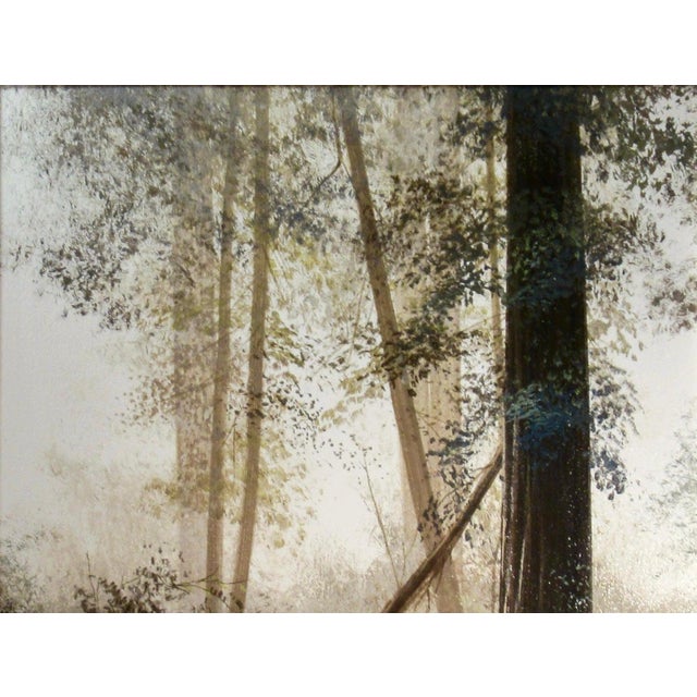 Impressionist Juan Archuleta Forest Bright, Humbolt C. 1980 Painting For Sale - Image 3 of 6