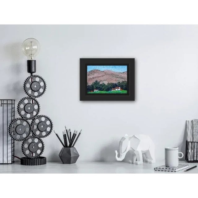 Contemporary Quiet Places & Journeys — Reno Hills (Original Impressionist Oil Landscape) For Sale - Image 3 of 7