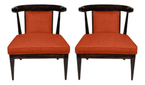 Modern Medellin Mid-Century Style Lounge Chairs - a Pair