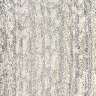 Sample - Schumacher Glamourpuss Fabric in Pewter For Sale