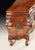 Italian Antique Solid Walnut Bombay Chest With Carved Floral Motifs For Sale - Image 4 of 4