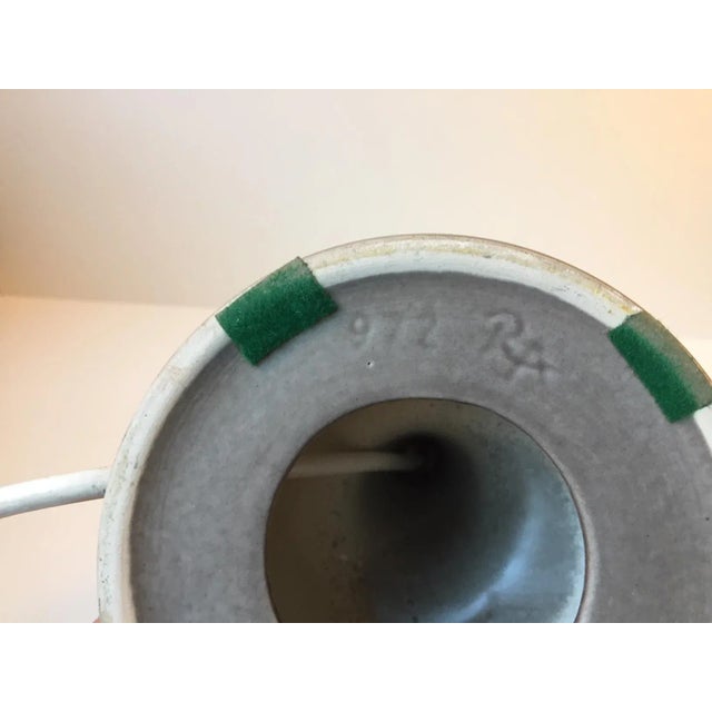 Ceramic Mid-Century Grey Ceramic Table Lamp from Søholm, 1960s For Sale - Image 7 of 9