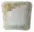 Dorothy Thorpe California Wild Flower Glass Square Serving Platter For Sale
