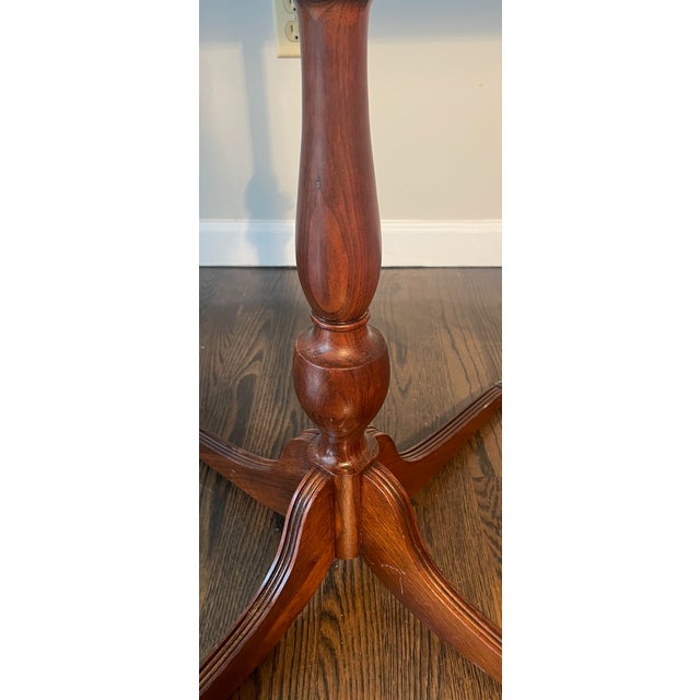 Metal Victorian Music Stand Podium Book Stand Mahogany & Wrought Iron Adjustable 1890s For Sale - Image 7 of 12