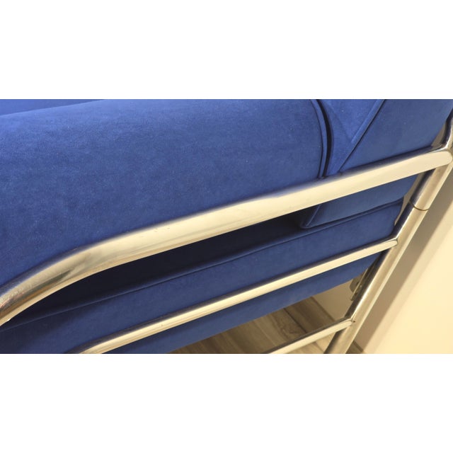 Bauhaus Chrome Sofa by Robert Slezák for Slezák Factories, 1930s For Sale - Image 6 of 14