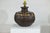 Vintage Indian Metal Jug Converted to Table Lamp with Hand-Painted Script For Sale - Image 10 of 16