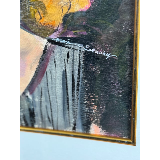 Paint Maxine Estachy French Portrait Artist For Sale - Image 7 of 8