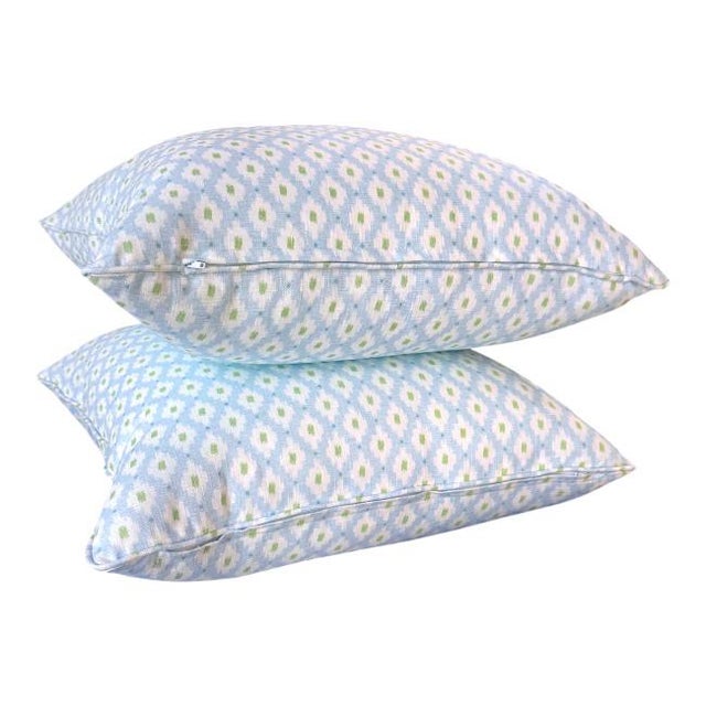 22" Dottie Heron Custom Throw Pillows – Pair For Sale - Image 4 of 5