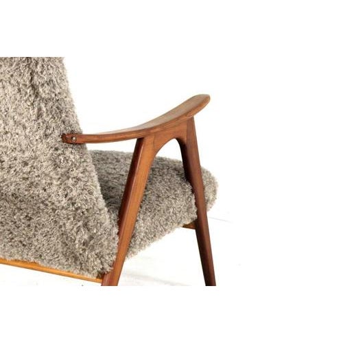 Brown Vintage Lounge Chair, Netherlands For Sale - Image 8 of 16