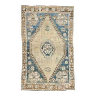 Antique Blue Persian Shiraz Rug, 04'02 X 06'07 For Sale