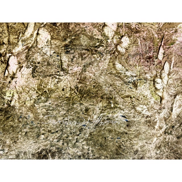 Sandra Hoffman 20th C. American Philadelphia Triptych Landscape Painting For Sale - Image 4 of 9