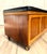 Lane Furniture 1960s Lane Mid-Century Oak Cedar Chest Storage Bench With Black Upholstery For Sale - Image 4 of 18