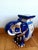 Blue Ceramic Elephant Plant Stand, 1950s For Sale - Image 4 of 7
