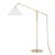 Hudson Valley Lighting Mark D. Sikes Dorset Brass and Rattan 1-Light Floor Lamp For Sale In New York - Image 6 of 6