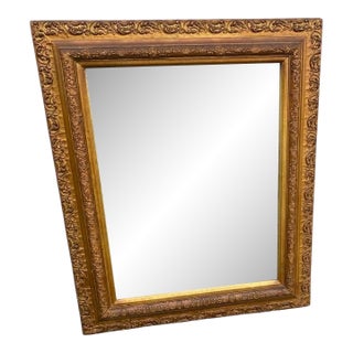 Elegant 19th Century Giltwood Mirror With Rococo Revival Carved Frame. For Sale