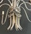 1940s Maison Charles Neoclassical Silver Metal Chandelier For Sale - Image 11 of 12