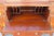 Wood Mahogany Inlay 2 Part Breakfront China Display Cabinet With Desk For Sale - Image 7 of 12