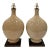 Modern Taupe Glaze Ceramic Dudley Table Lamps Pair For Sale