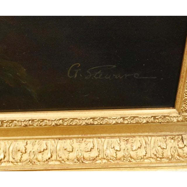 Dutch Artist, Still Life with Floral Spray, 1980s, Oil on Canvas, Framed For Sale - Image 10 of 12