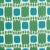 Sample- Schumacher Kandira Fabric in Peacock For Sale