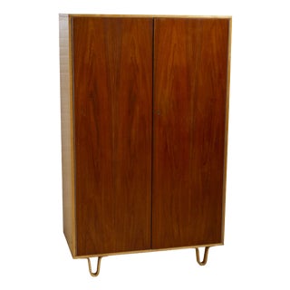 KB33 Wardrobe in Teak and Beech by Cees Braakman for Pastoe, 1950s For Sale