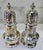 Elevate a dining table, bar cart, or holiday entertaining display with this elegant vintage pair of Japanese silver-plated...