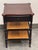 Design Plus Gallery presents a Colonial Revival Turned Leg Cane Side Table with Drawer. This side table combines a...