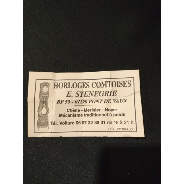 19th Century French Renaissance Revival Heraldic Knight Cabinet / Comtoise Clock Case For Sale - Image 13 of 13