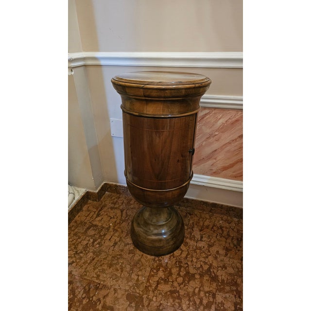 Wood Goblet-Shaped Bedside Tables, 1970s, Set of 2 For Sale - Image 7 of 13