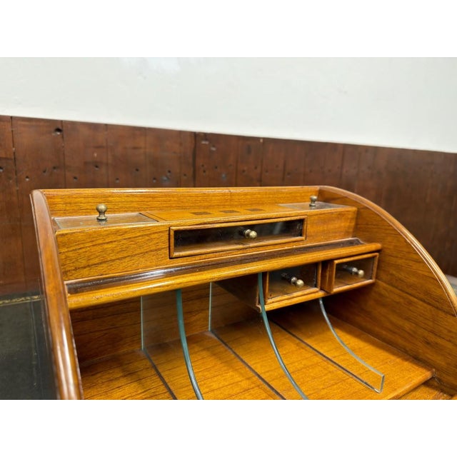 Brown English Desk Organizer from Globe Wernicke For Sale - Image 8 of 15