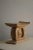 20th Century Wabi Sabi West African Hand Carved Hardwood Stool, 1970s For Sale - Image 9 of 12