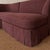 2020s Dresden Banquette 2- Piece Slip Covered in Dark Rust Linen For Sale - Image 5 of 10