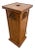 1980s Vintage Large Display Stand Illuminated Spinning Top French Style Light Walnut For Sale - Image 5 of 16