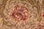 Shabby Chic Floral 1990's Pak-Persian Green/Red Wool Rug - 6'1'' X 9'5'' For Sale - Image 4 of 9