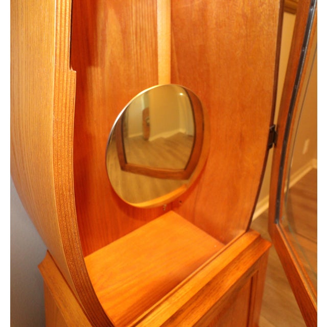 Howard Miller Curved Front Grandfather Clock (Model 610-934) For Sale - Image 14 of 18