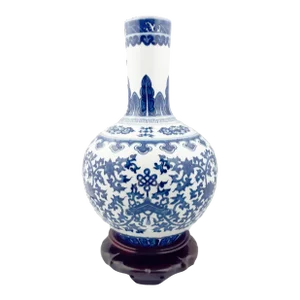 Early 20th Century Chinese Porcelain Floral Tianqiuping