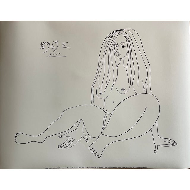 This exceptional print, created by legendary artist Pablo Picasso (1881–1973), is amazing treasure that embodies his...