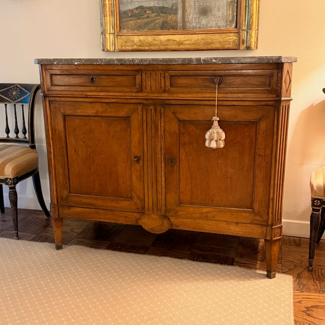 Miller and Arney Directioire Marble Top Server, Ca. 1800 For Sale - Image 9 of 9